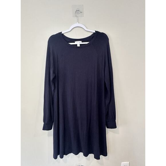 Daily Ritual Women's Cozy Knit Relaxed-Fit Long-Sleeve Sweatshirt Dress L 2219 - Picture 2 of 8